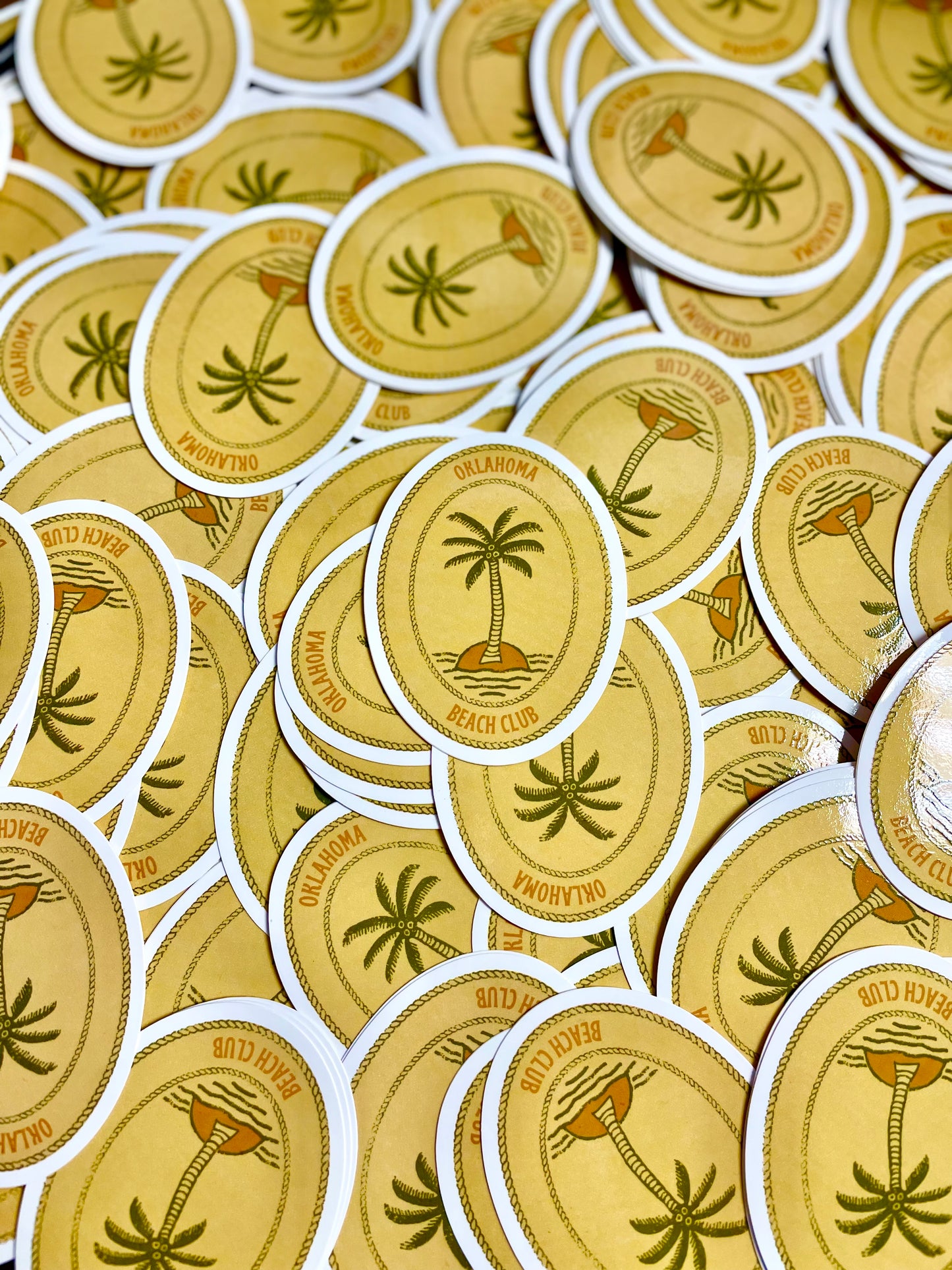 Oklahoma Beach Club Sticker