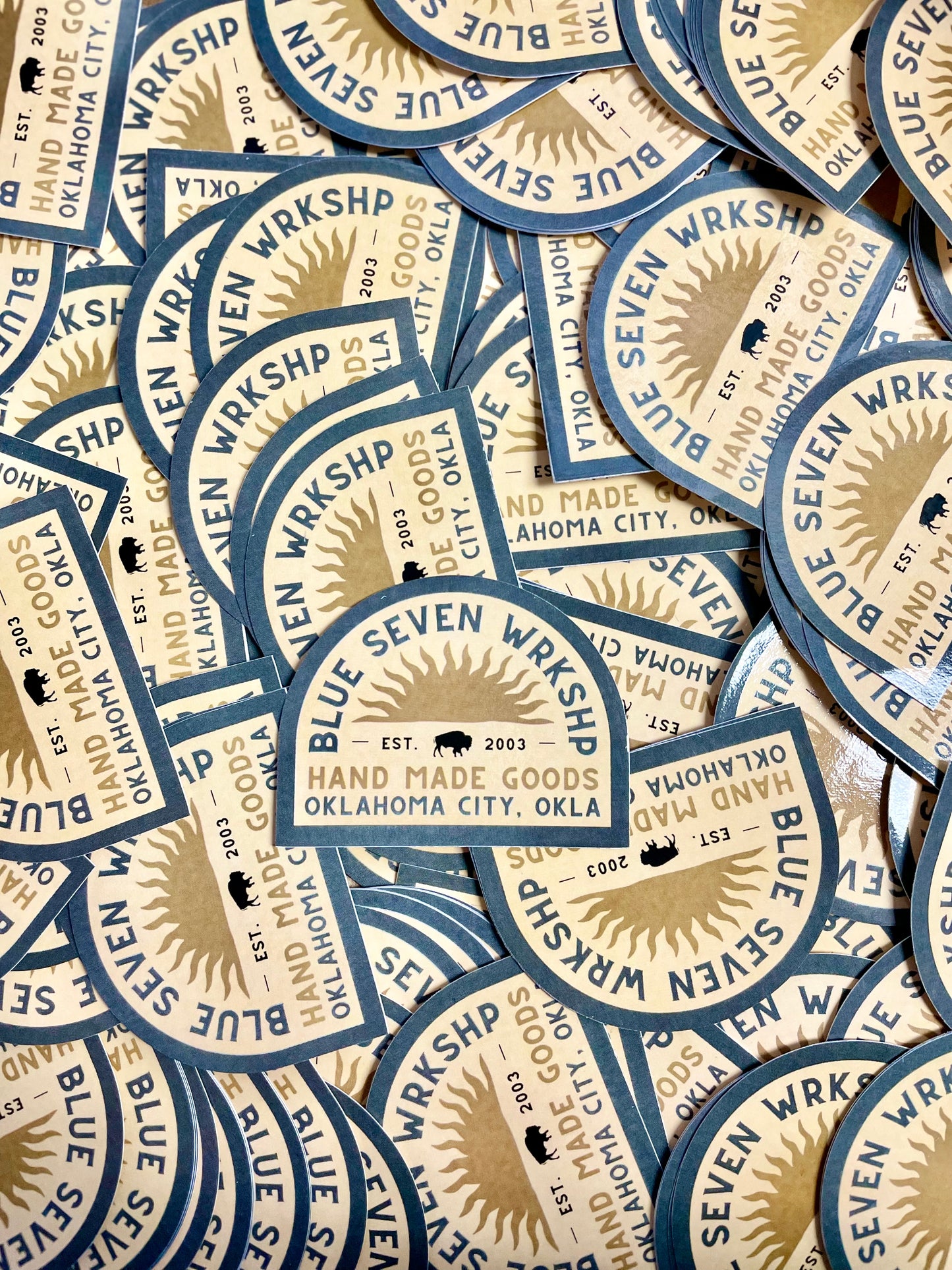 Blue Seven Workshop Sticker