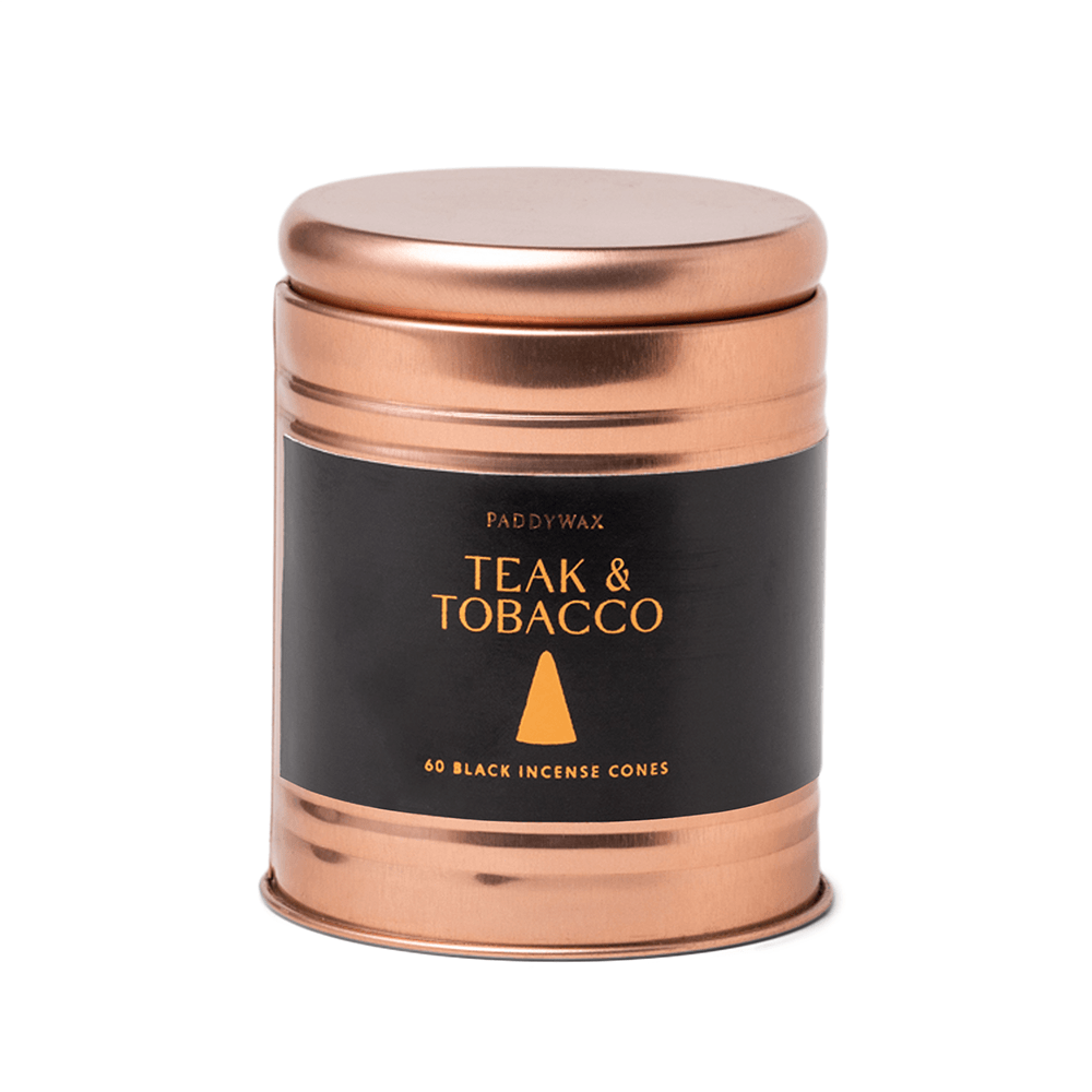 60 Incense Cones - Teak & Tabac
