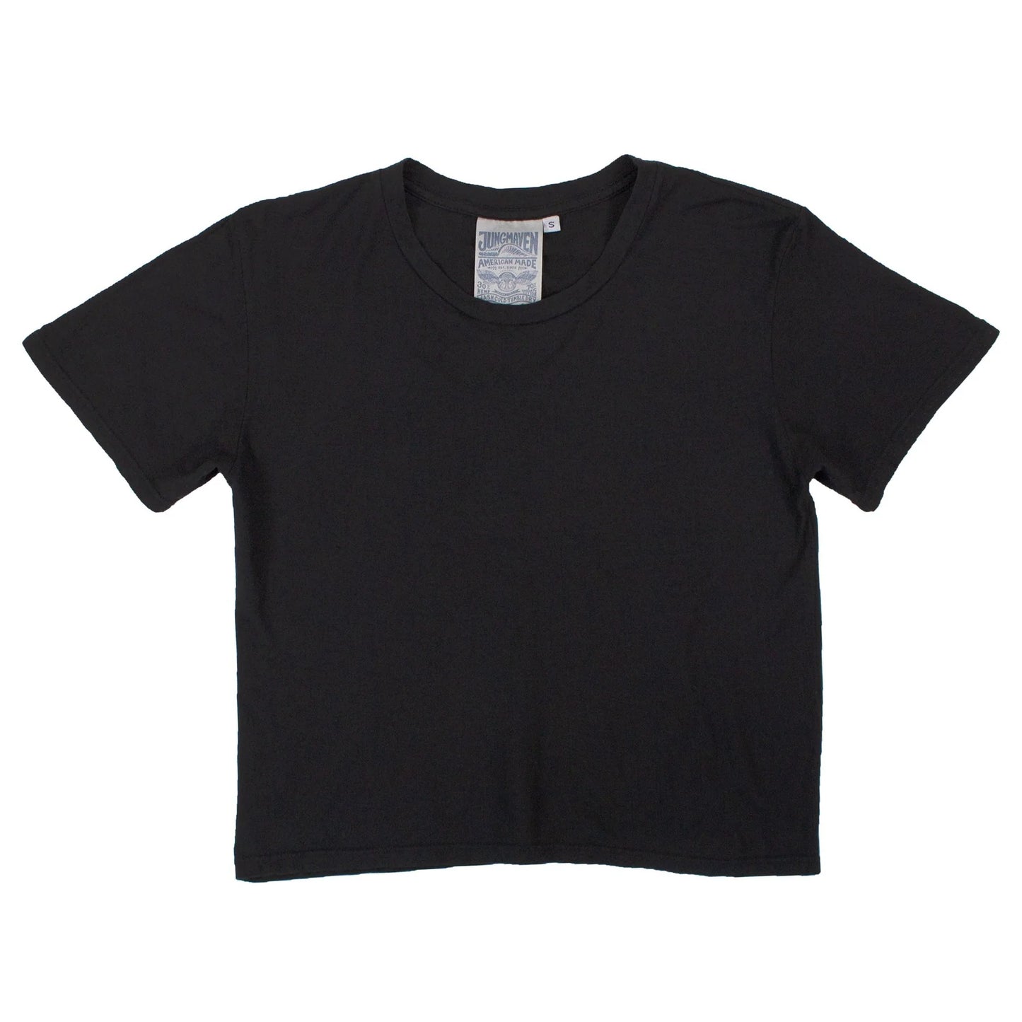 Cropped Ojai Tee - Black