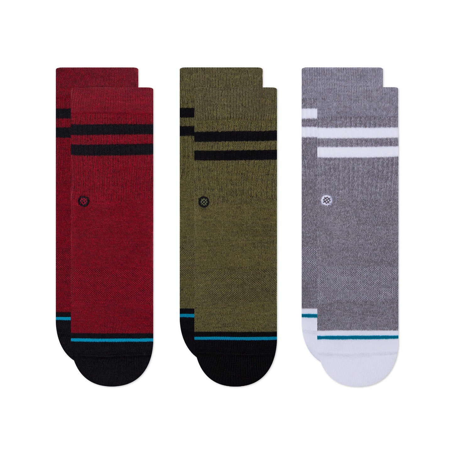 Joven Kid's Crew Socks 3 Pack - Multi - Large