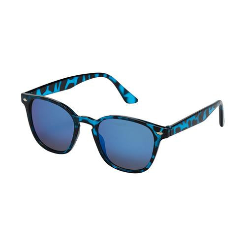 Kids - Blue Tortoise Square Sunglasses