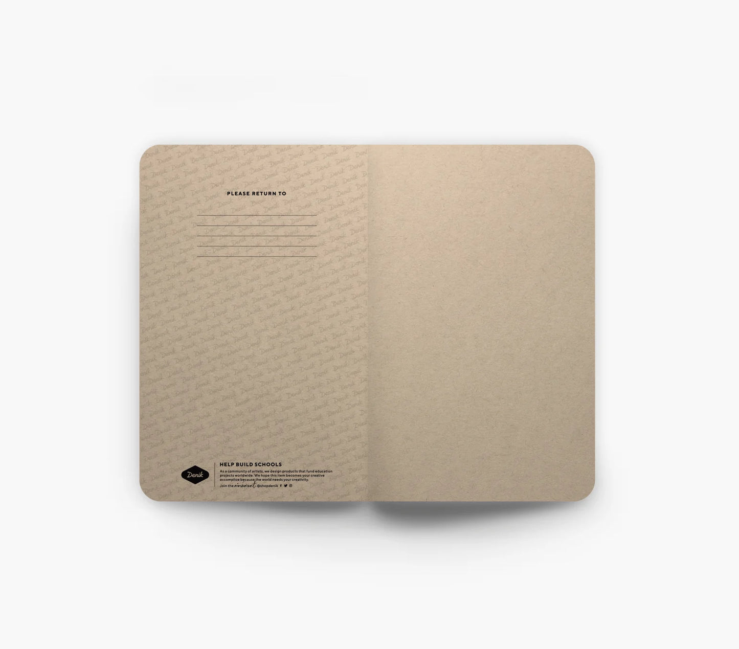 Sandscape Kraft Classic Layflat Notebook
