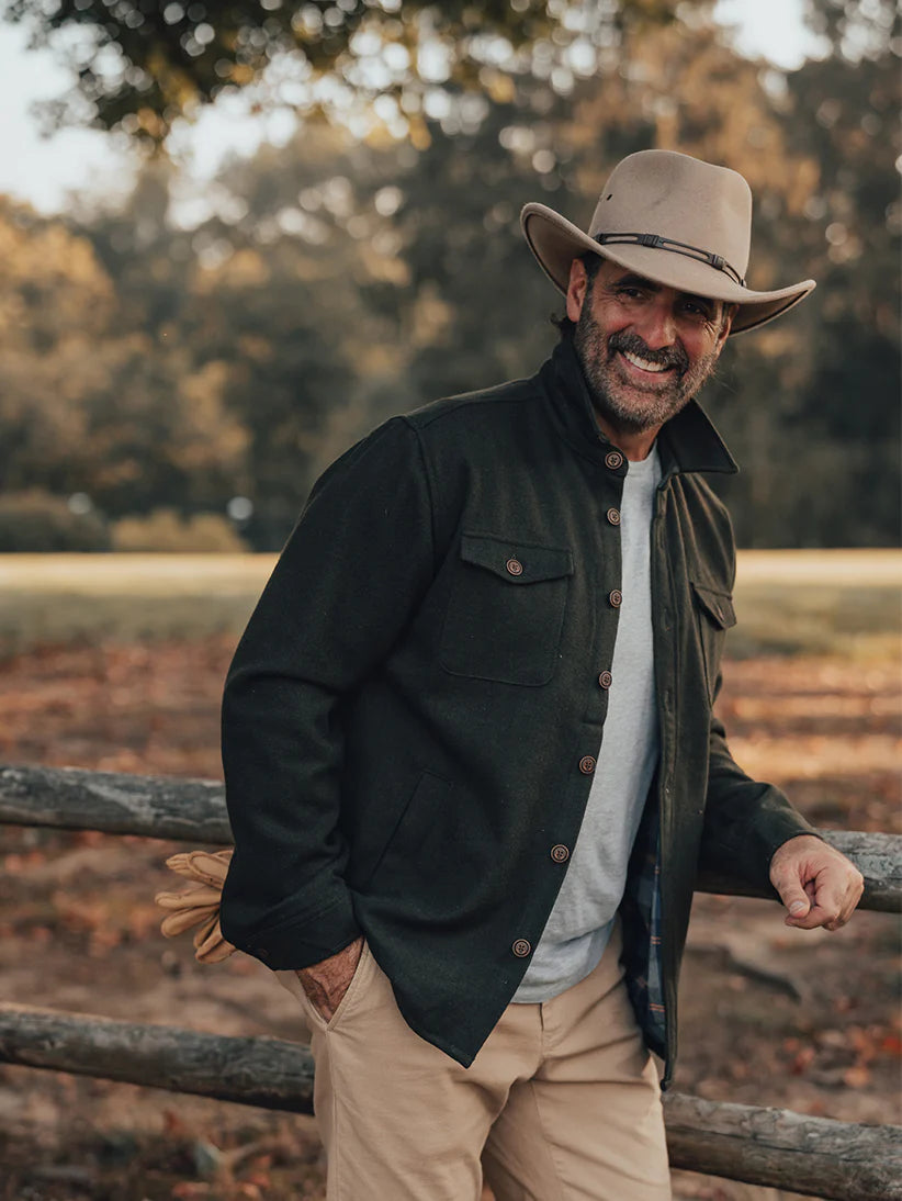 Brightside Flannel Lined Jacket - Green