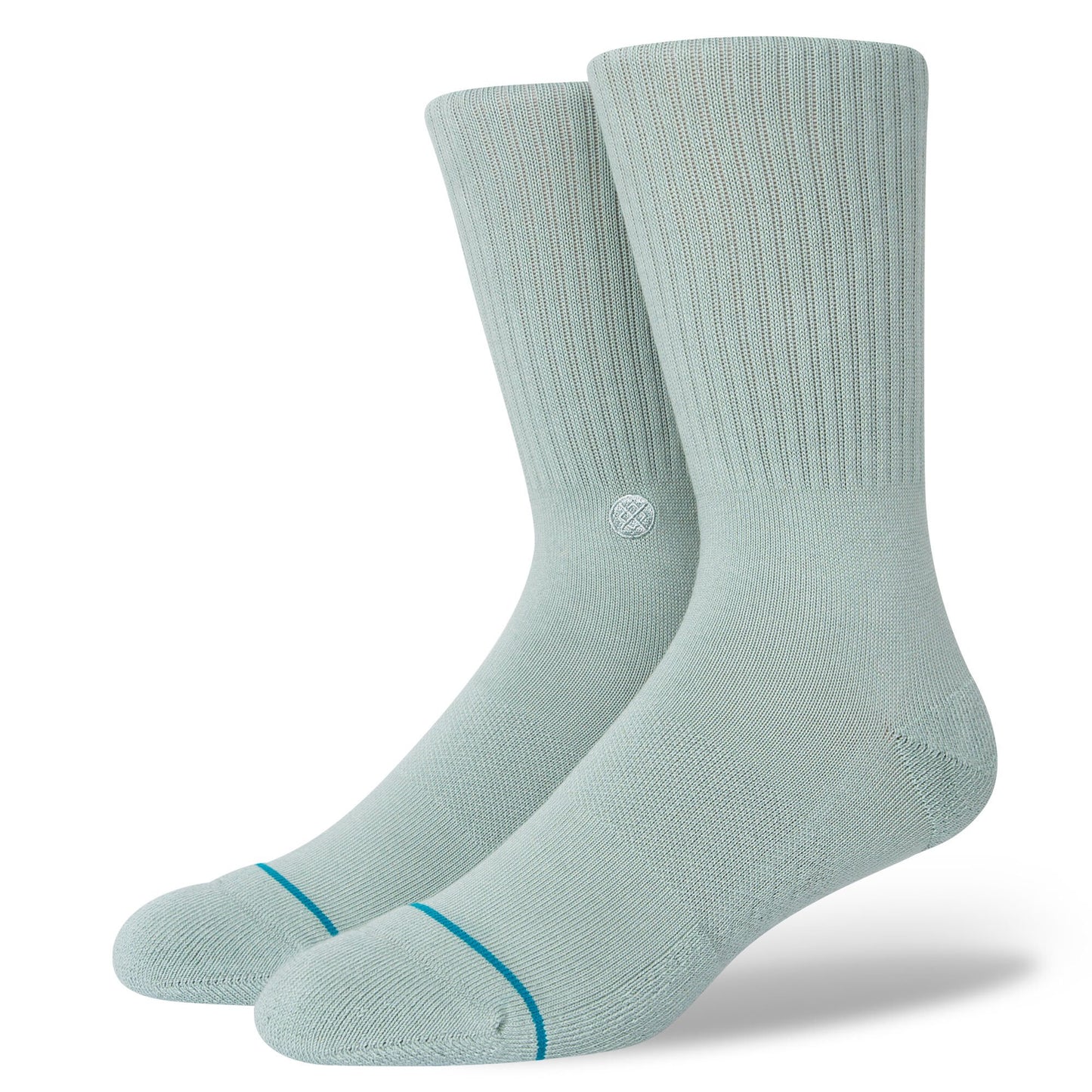 Icon Crew Socks - Peacock