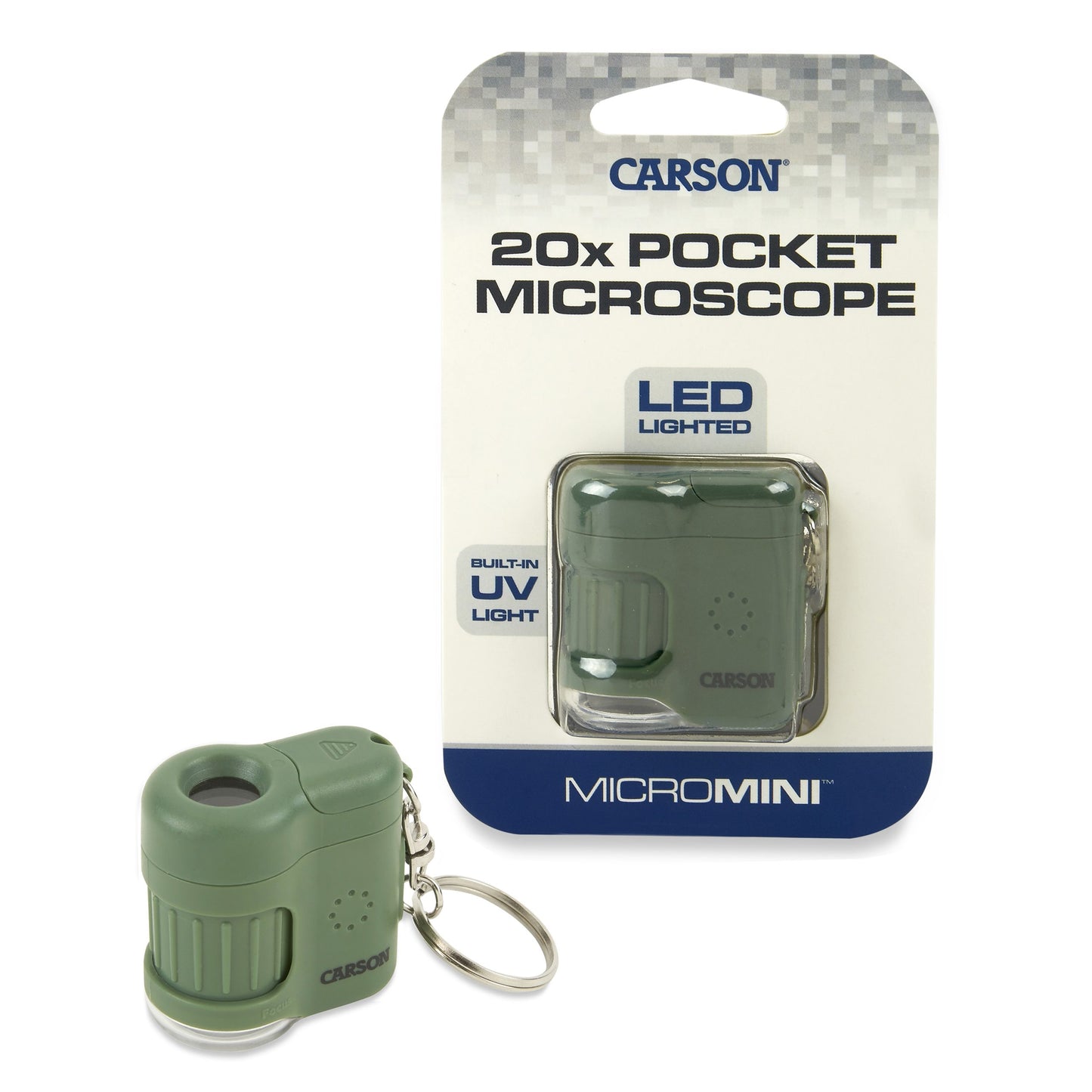 Carson Optics Micromini Pocket Microscope - Green