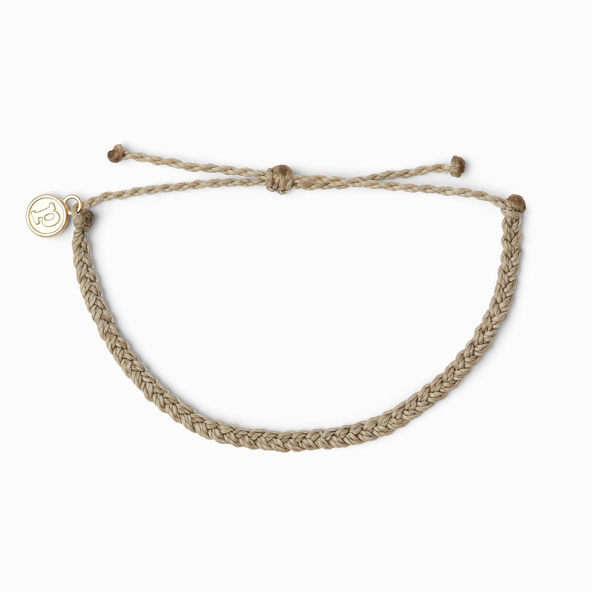 Solid Mini Braided - Light Grey