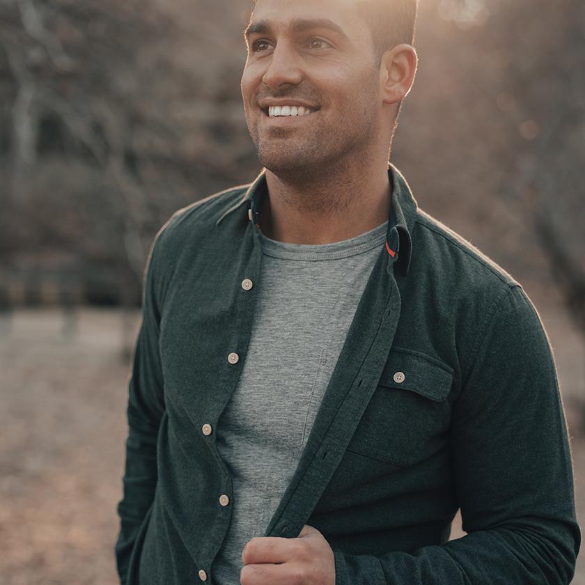 Chamois Woven Button Down
