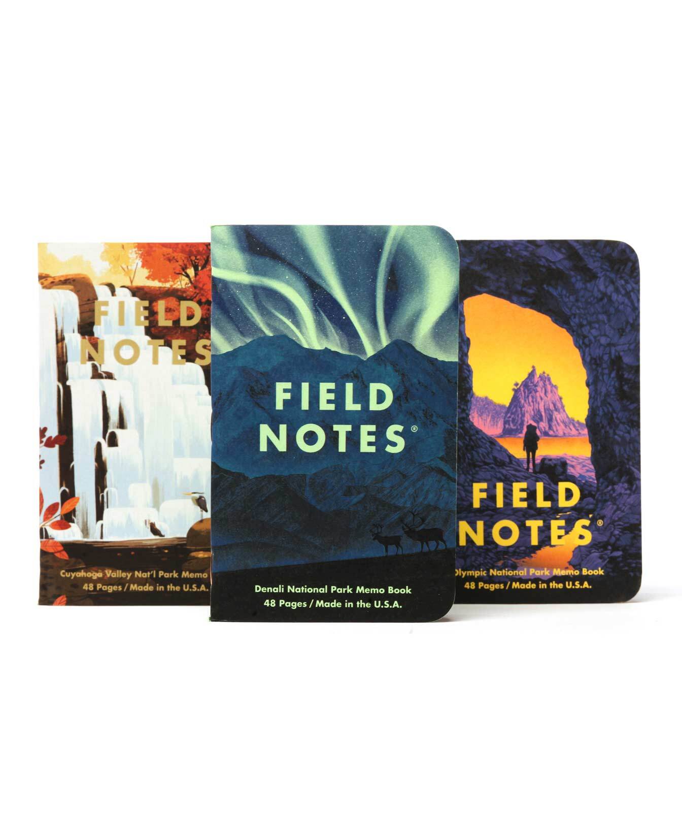 National Parks 3-Pack - Series E: Denali, Cuyahoga, Olympic