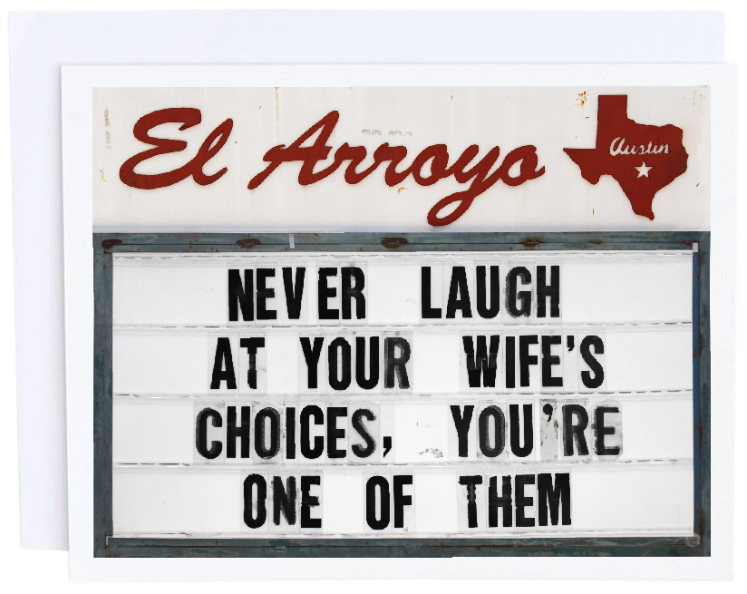 Wife's Choice Card
