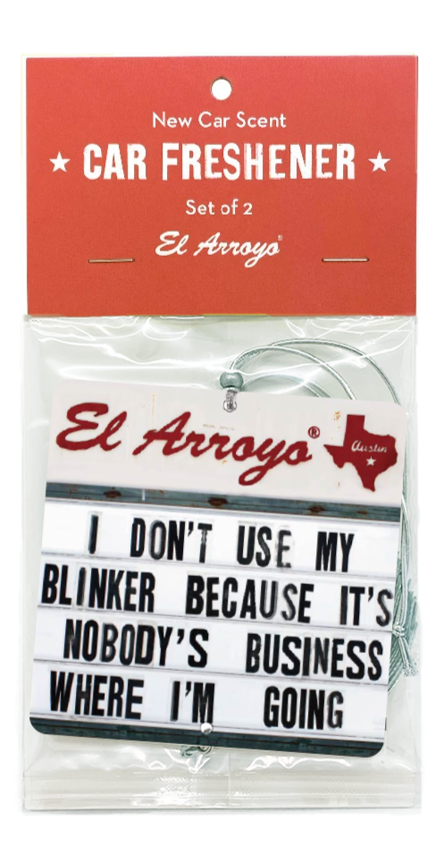 Nobody's Business Car Air Freshener