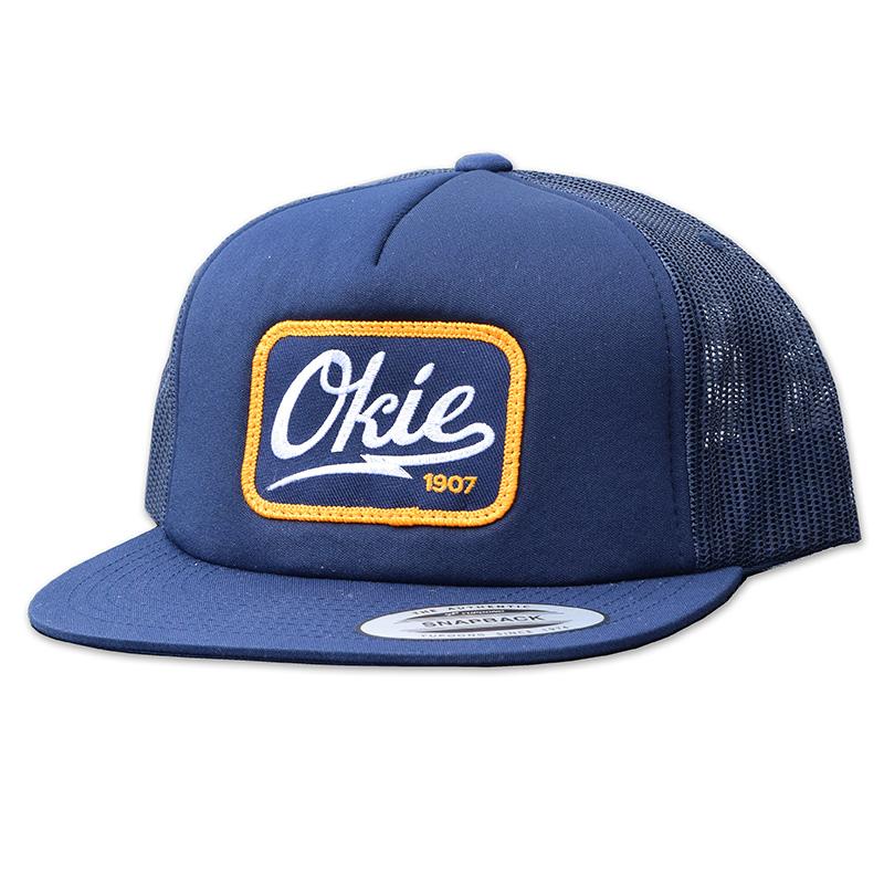 Okie Trucker Front Foam Hat - Navy