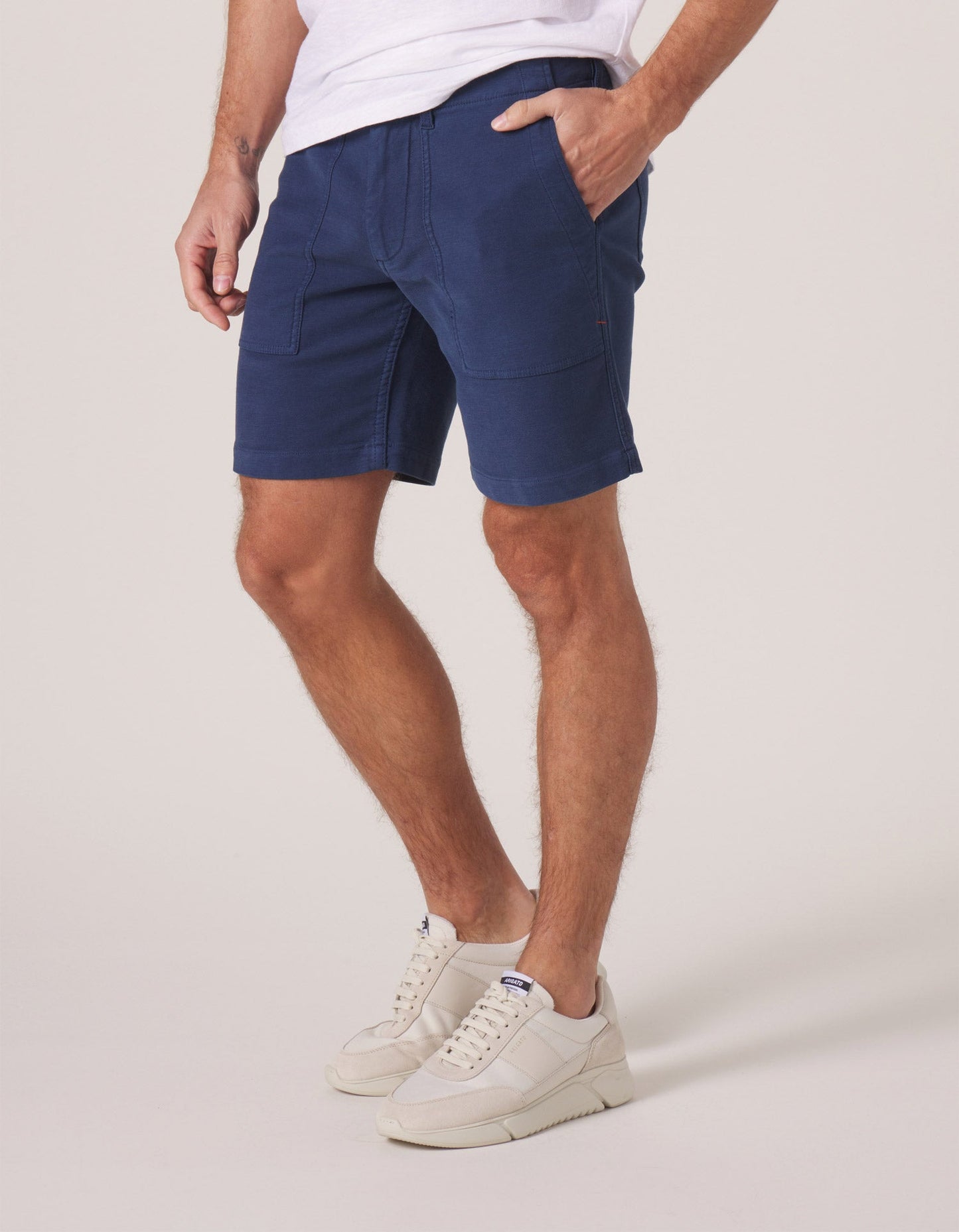 Comfort Terry Utility Short - Dark Blue