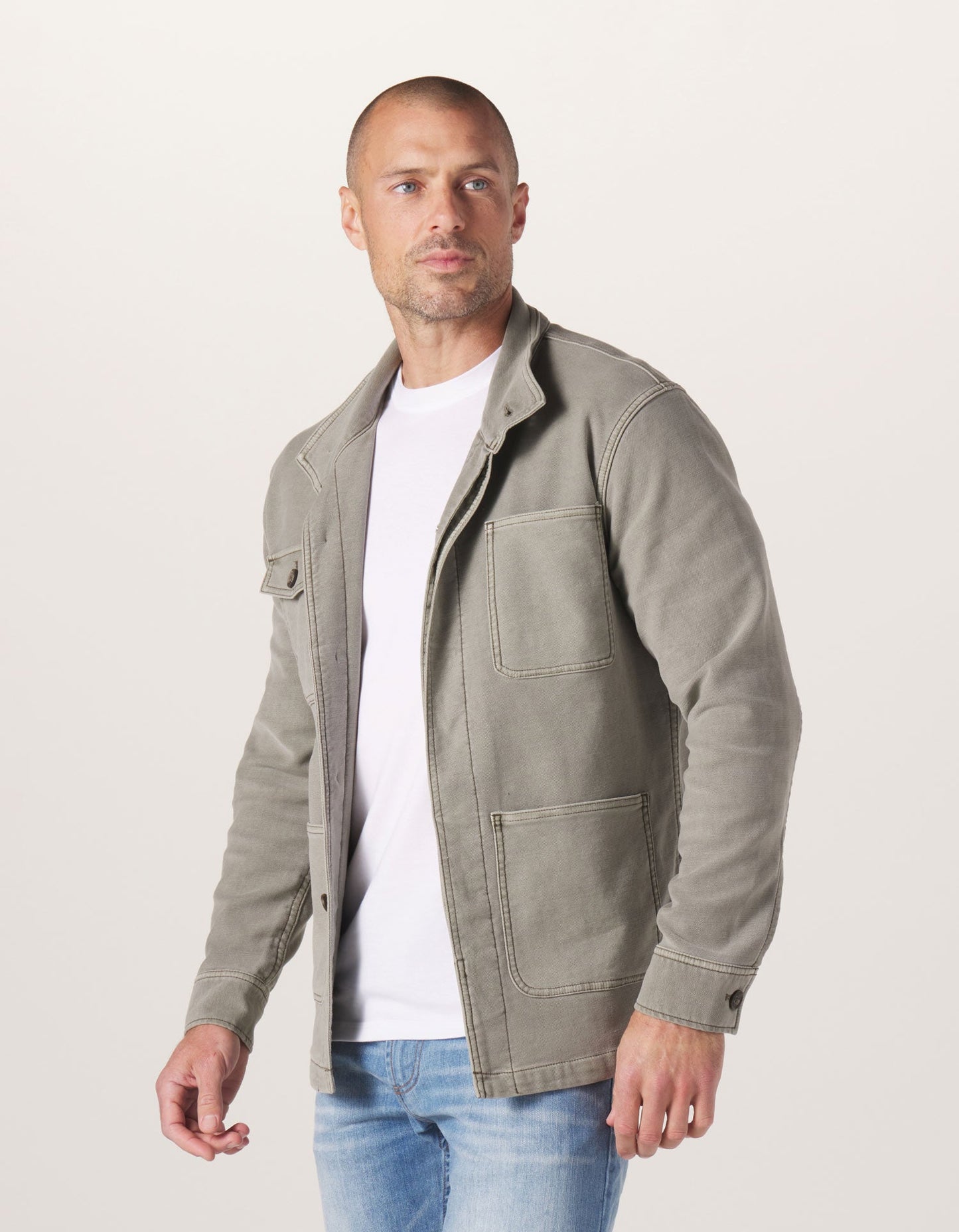 Comfort Terry Chore Coat - Moss