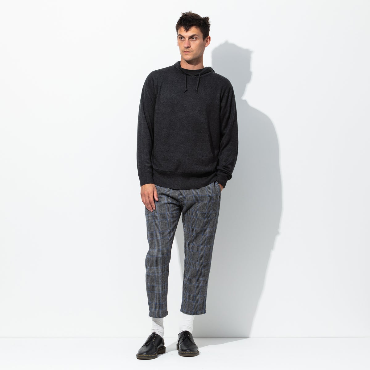 Final Sale - Downtown Check Pant - Grey