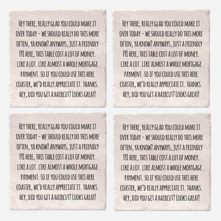 Passive Aggressive Coasters