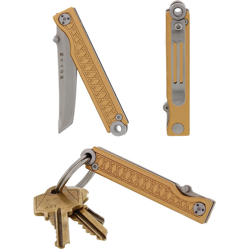 Pocket Samurai Linerlock Bronze