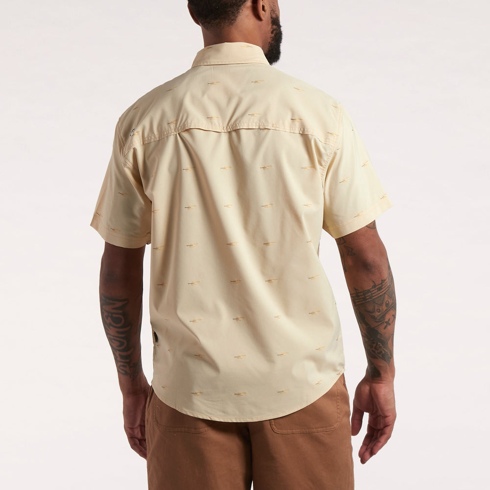 Airwave Shirt - Telegram Dobby: Brown Rise