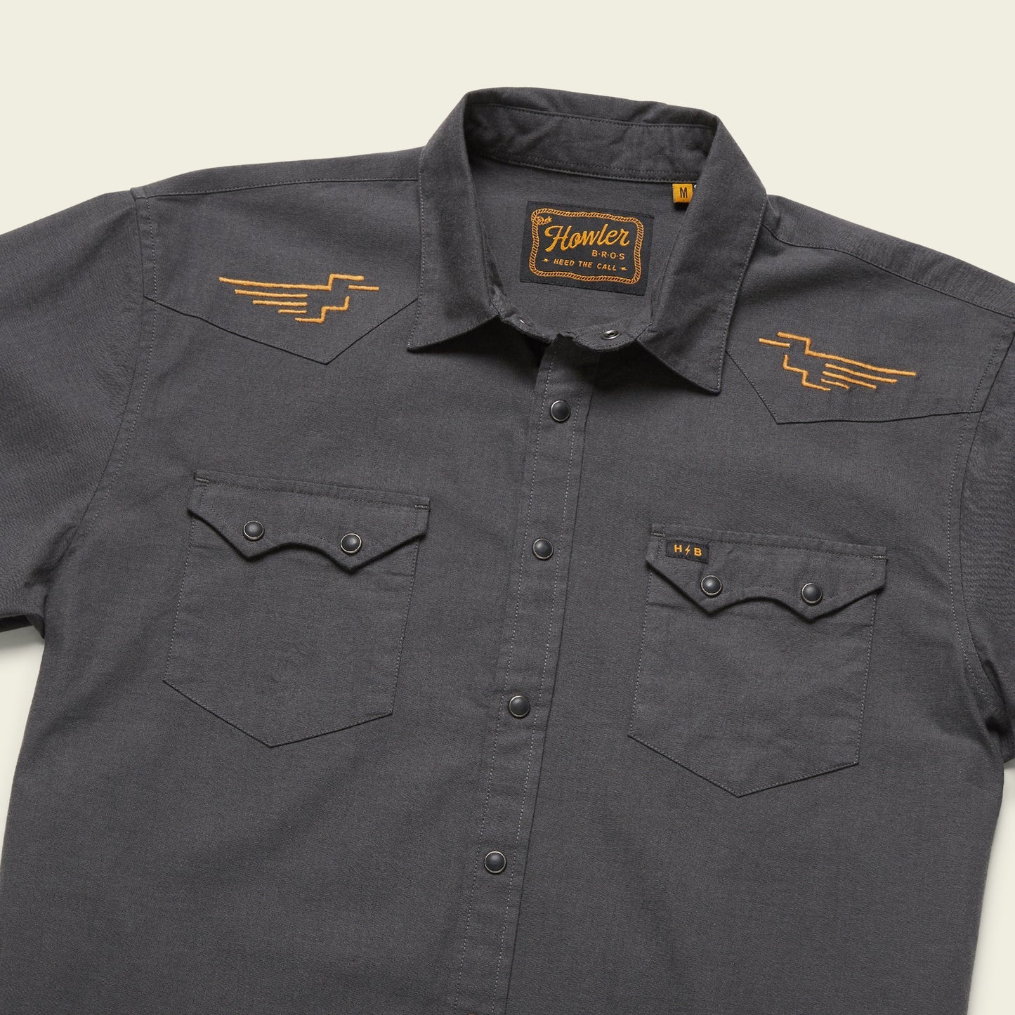 Crosscut Deluxe Shortsleeve - Black Chambray