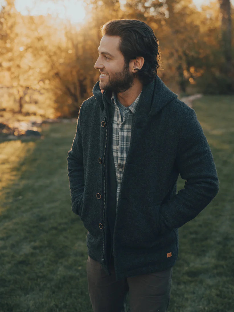 Balboa Pea Coat - Grey