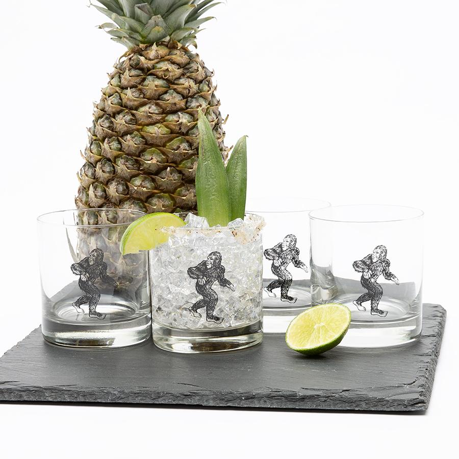 Bigfoot Rocks Glass