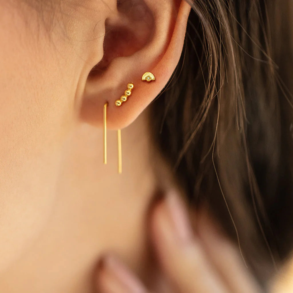 Refined Stud Trio - Venus/Gold