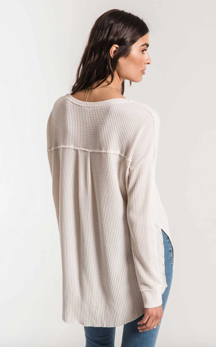The Waffle Thermal Tunic Top
