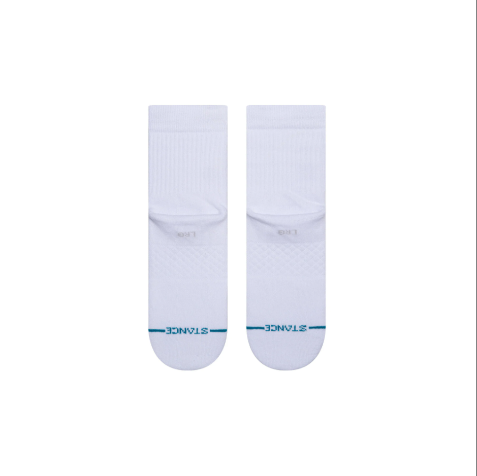 Icon Quarter Socks - White