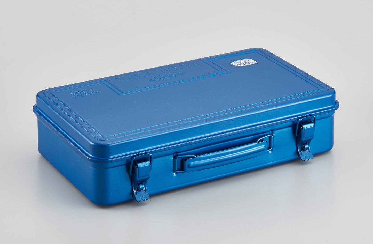 Steel Trunk Shape Toolbox - Blue