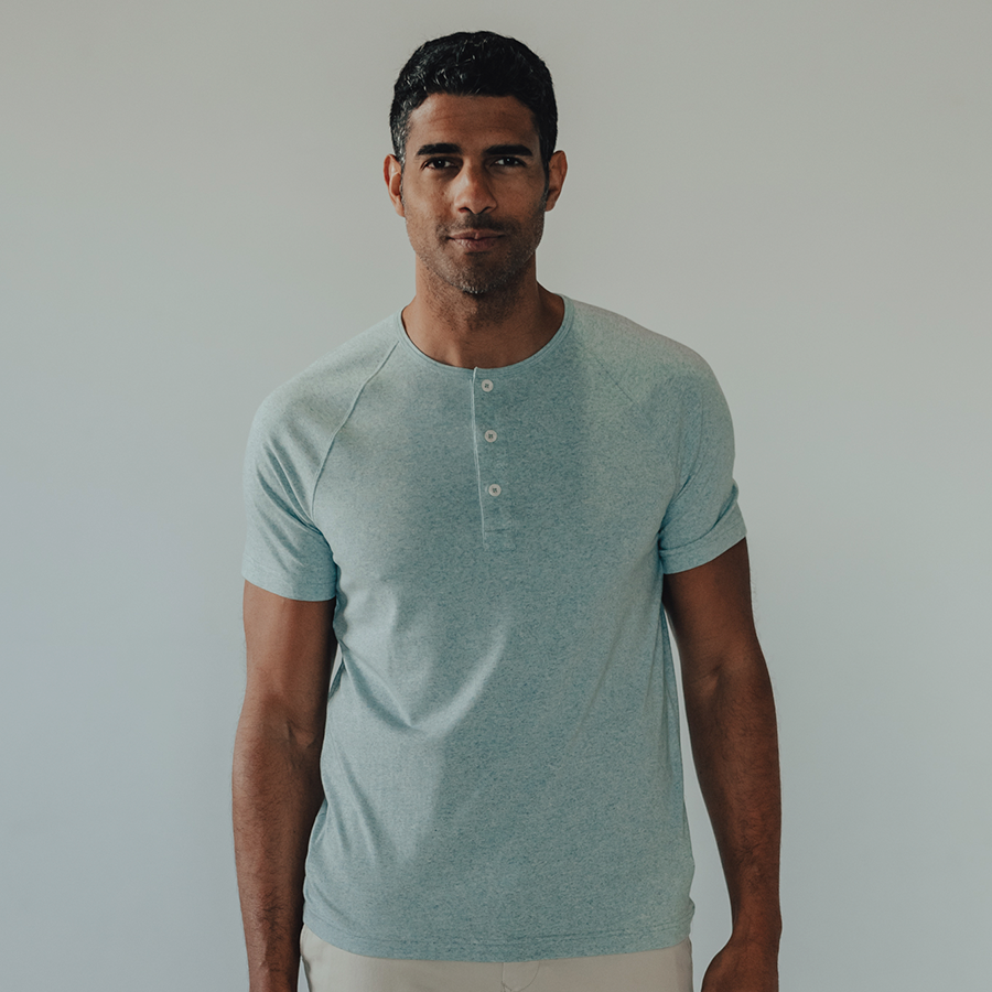 Short Sleeve Lightest Puremeso Henley