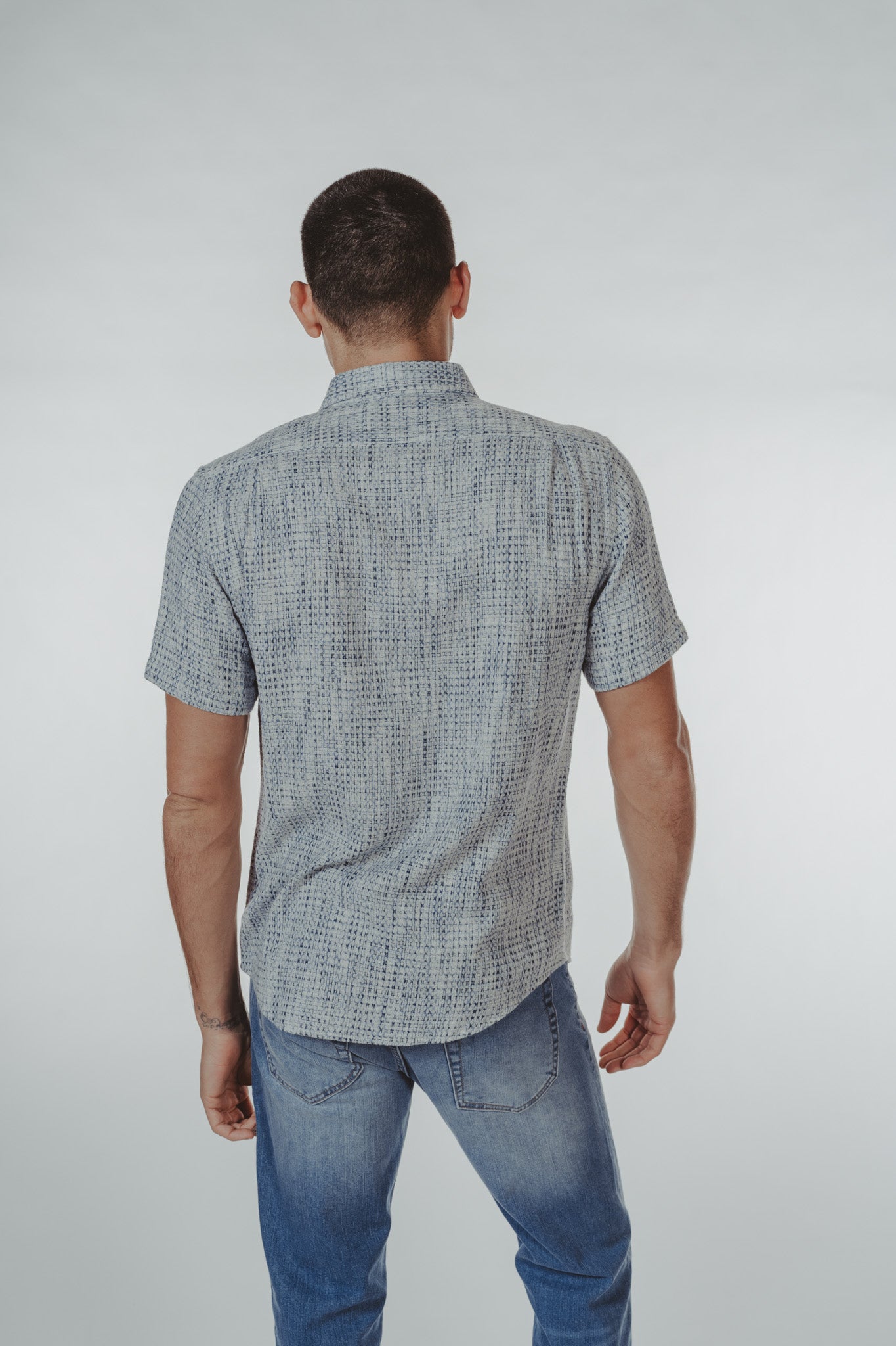 Freshwater Button Up Shirt - Blue Multi