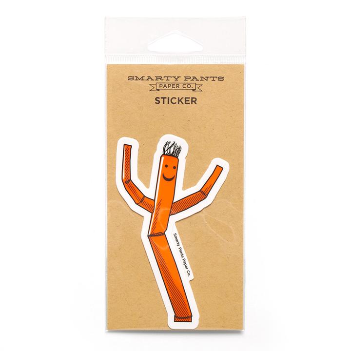 Wacky Waving Man Sticker