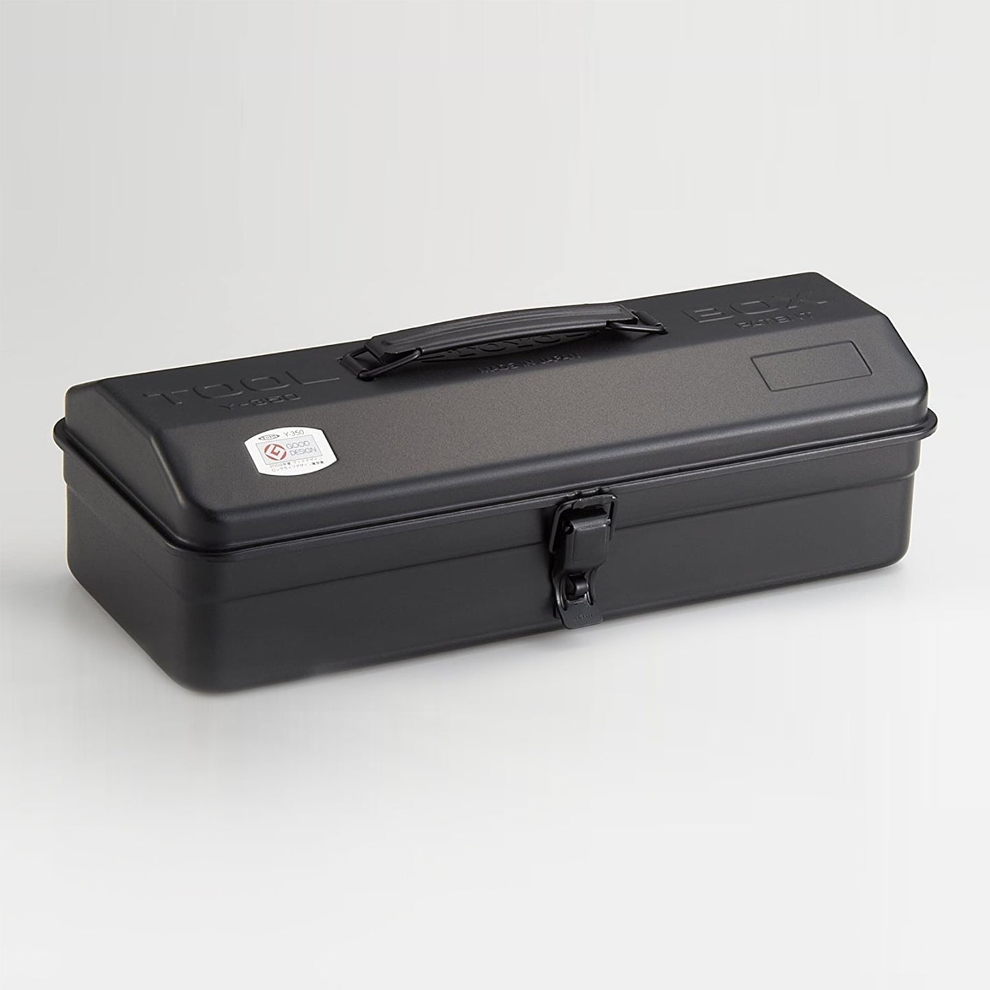 Steel Toolbox w/ Top Handle and Camber Lid - Black