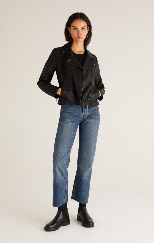 Trina Moto Jacket - Black