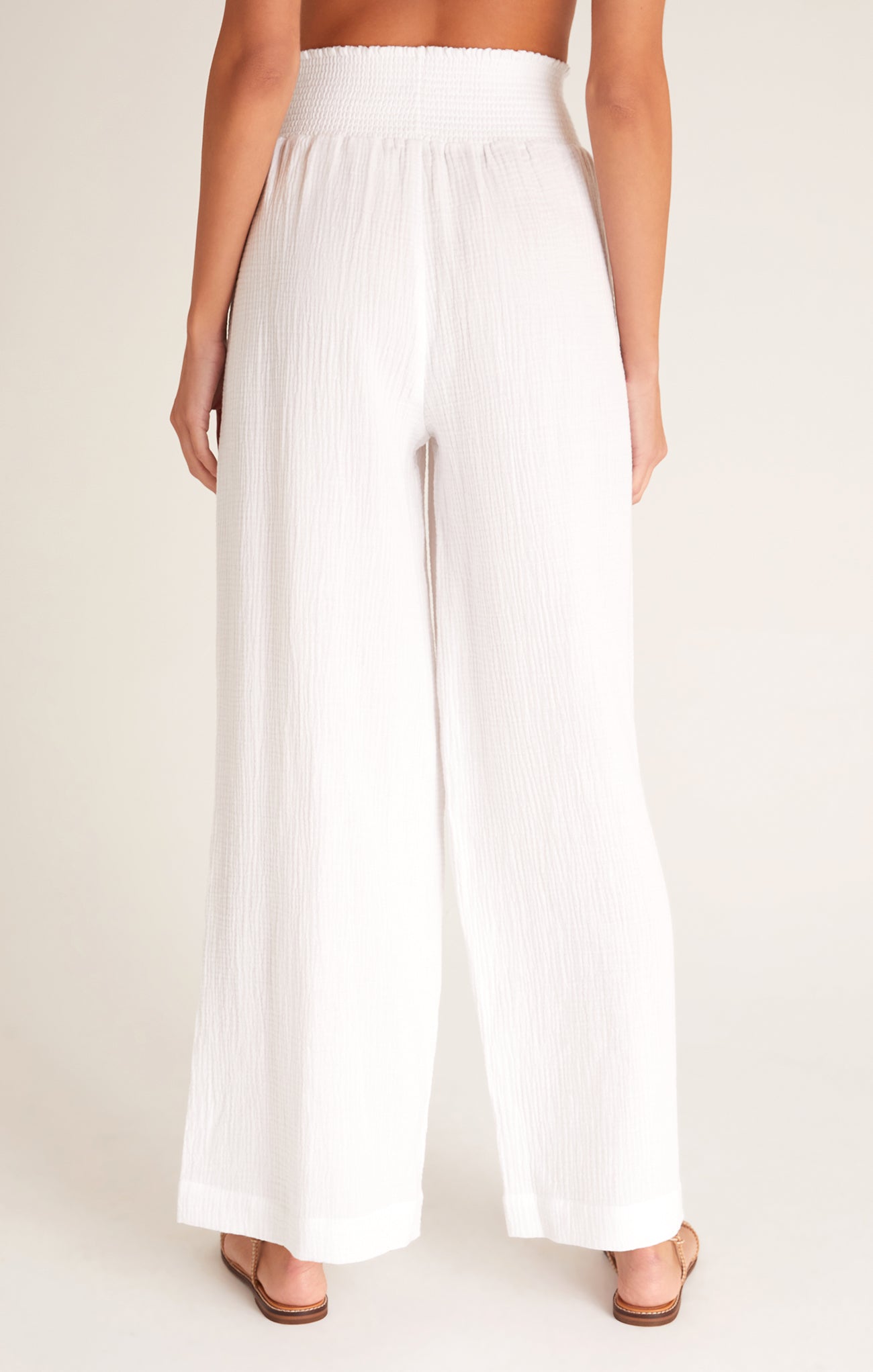 Sylva Gauze Pant - White