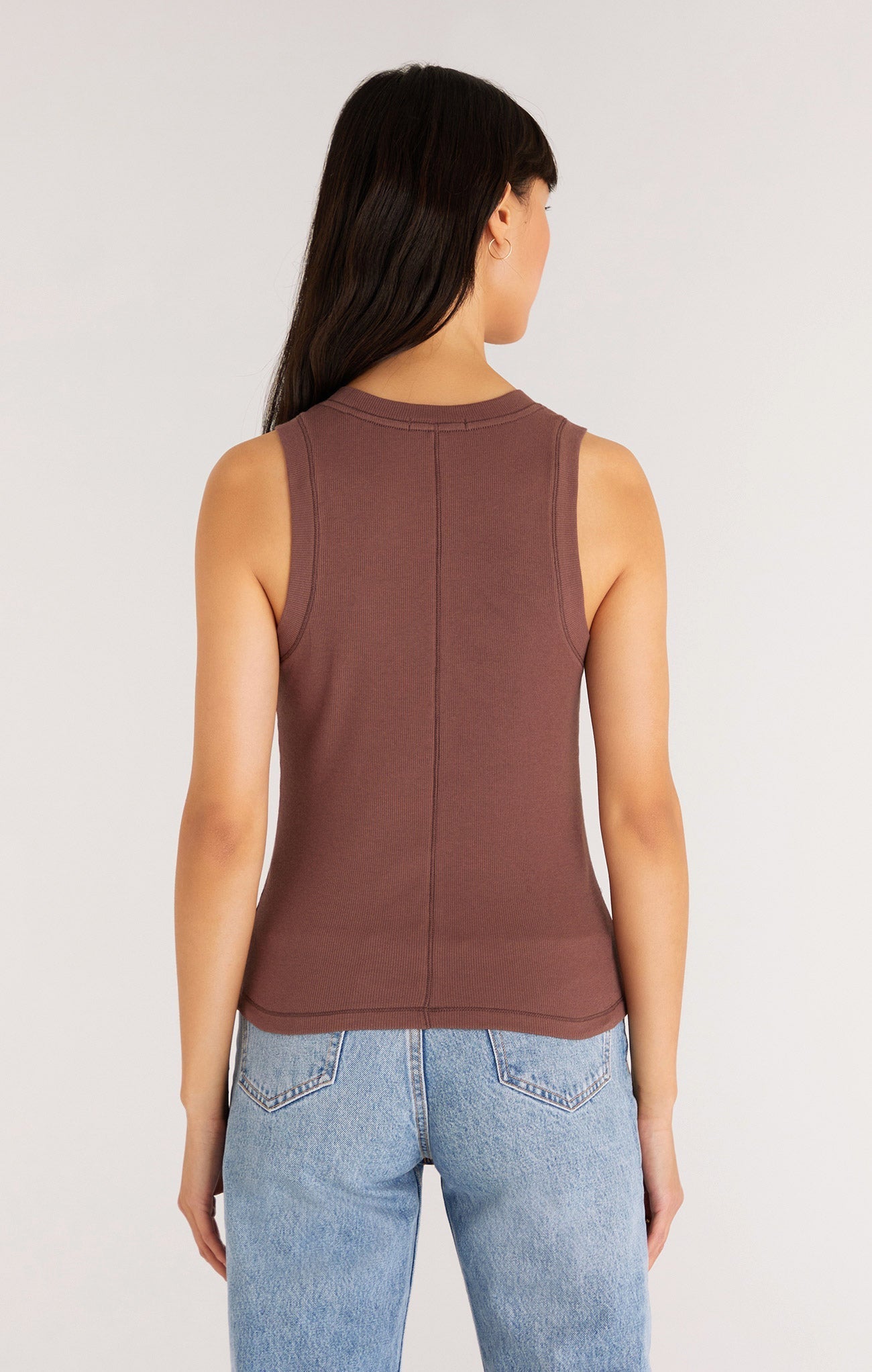 Sirena Rib Tank - Espresso