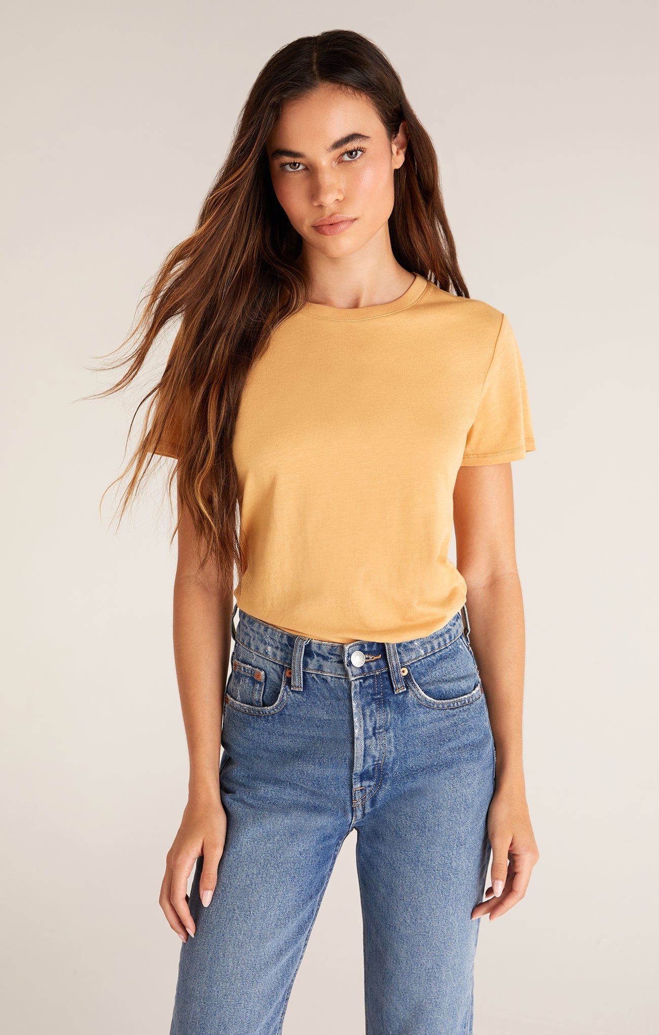 Easy Modal Tee - Wheat