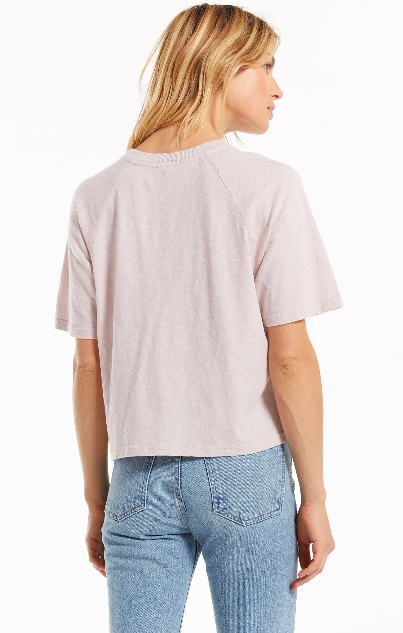 Aubrey Slub Tee - Lavender Haze