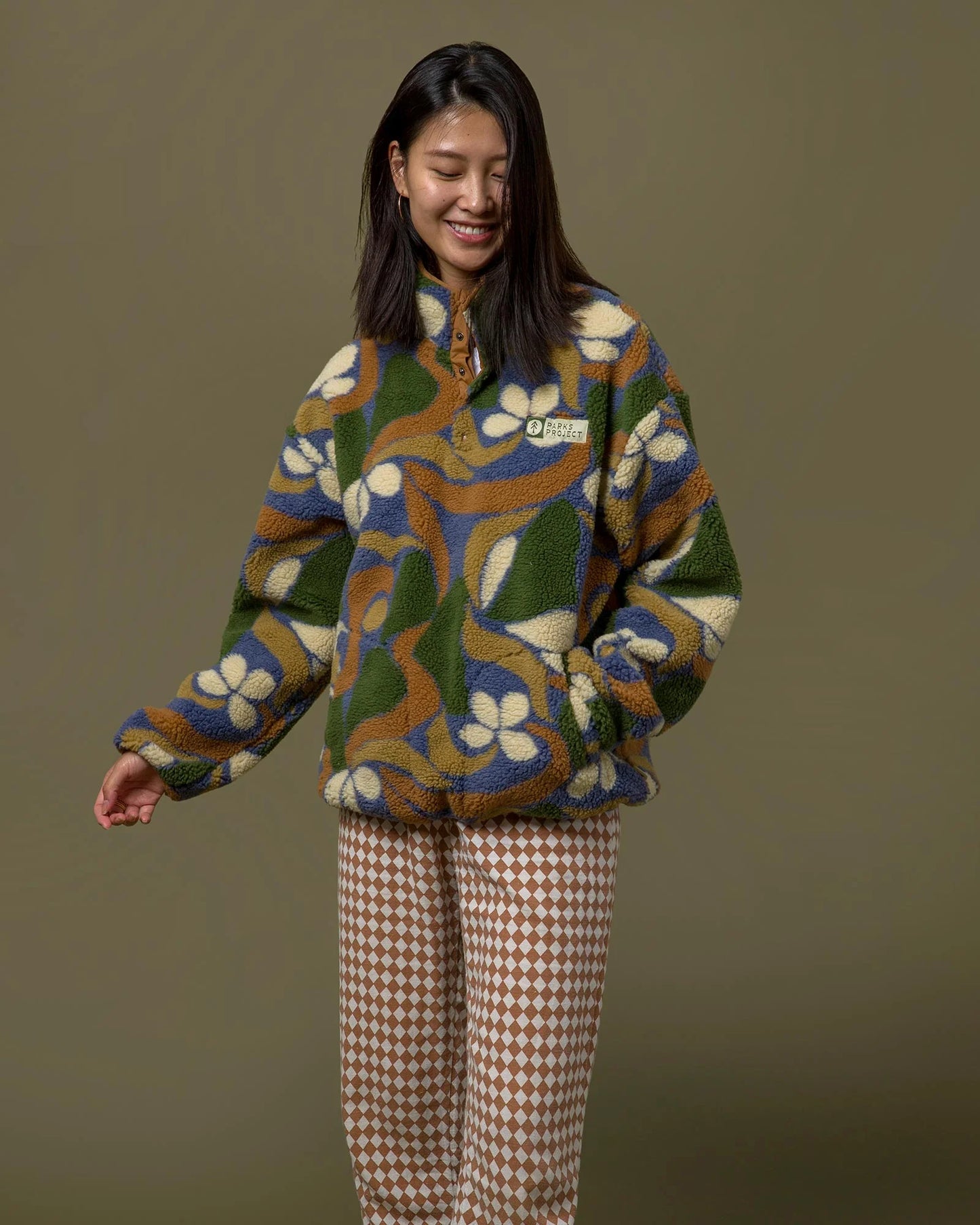 Zion Narrows Sherpa Pullover