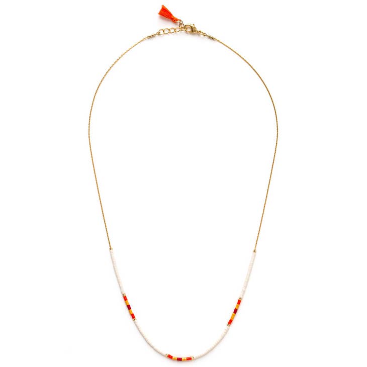 Japanese Seed Bead Necklace - El Sol