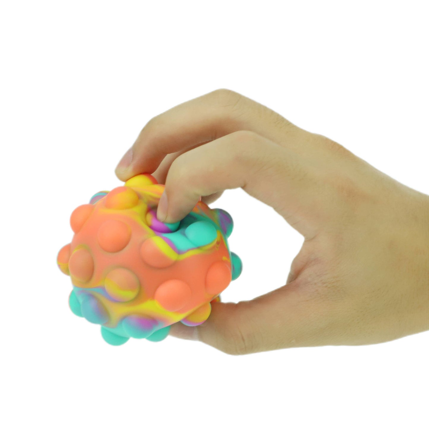 3D Decompression Sensory Air Ball - Purple/Blue Multi