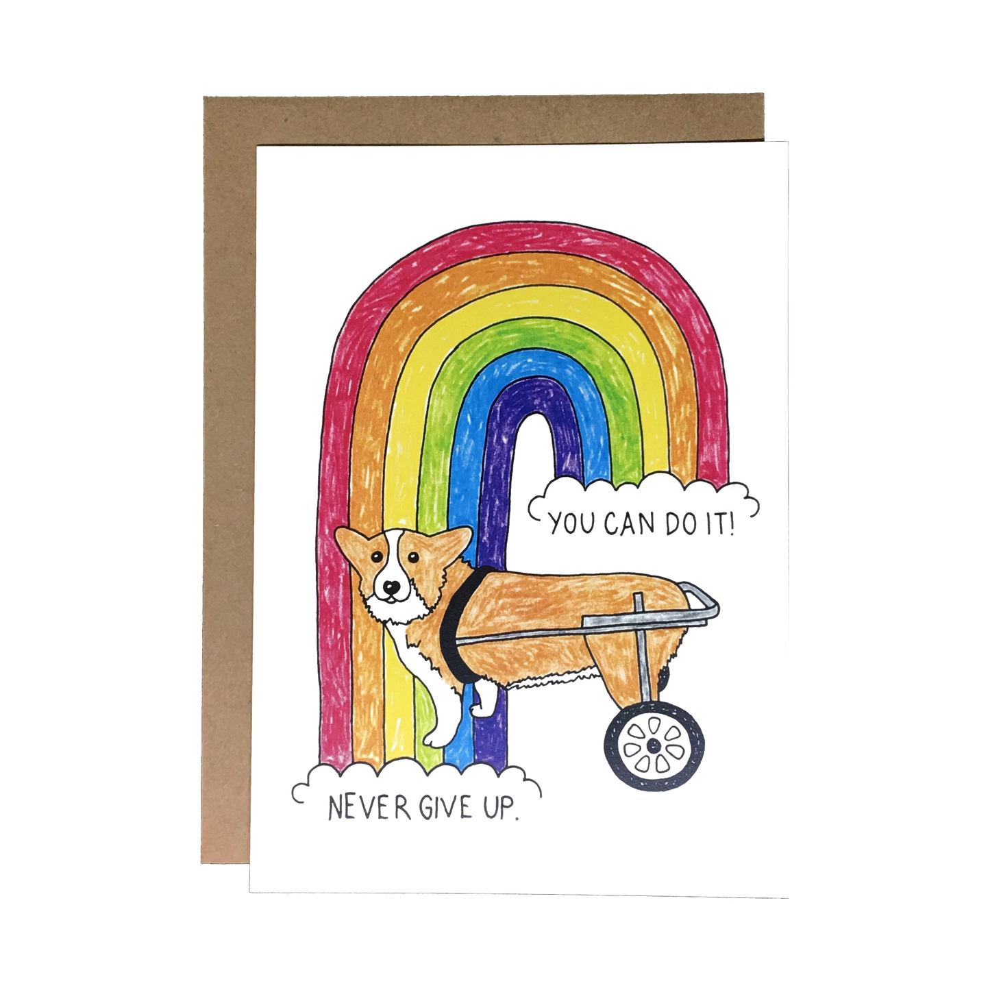 Never Give Up Card