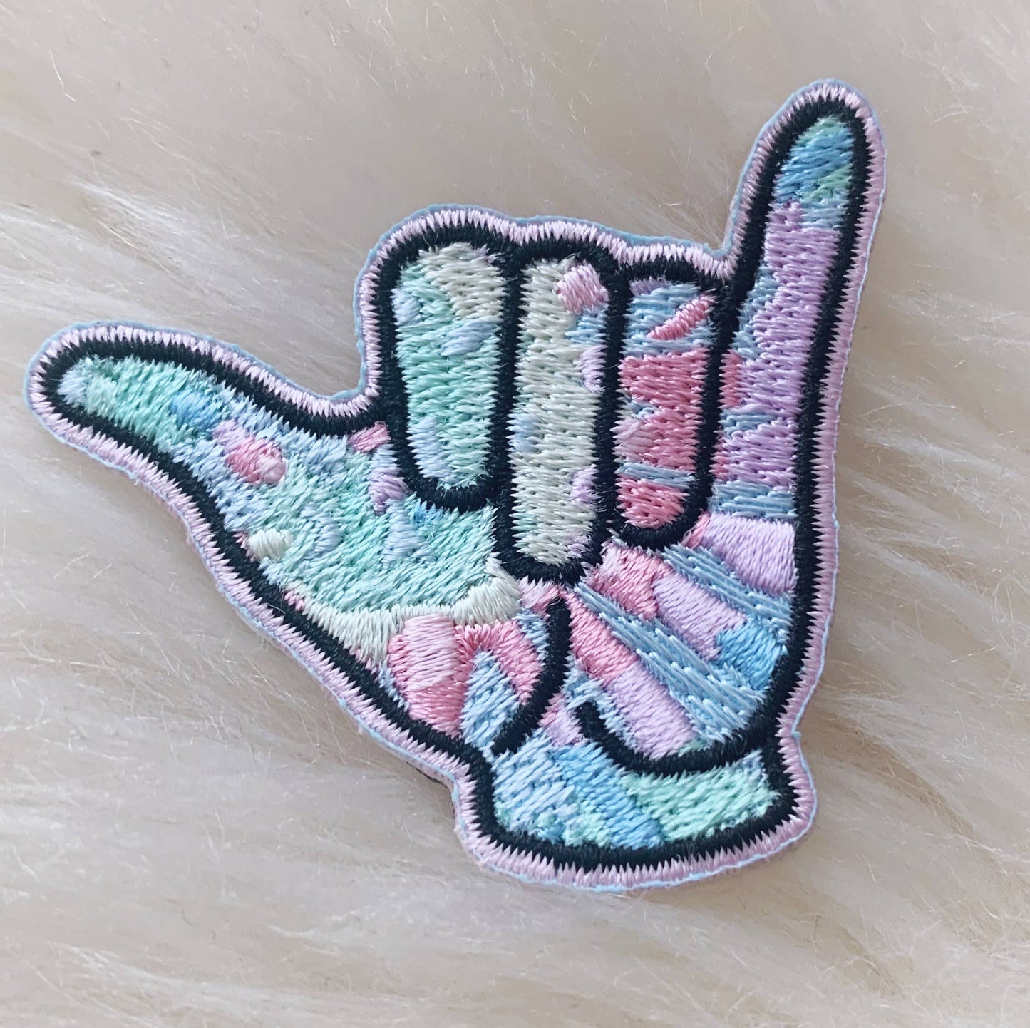 Hang Loose Hand - Tie Dye - Patch