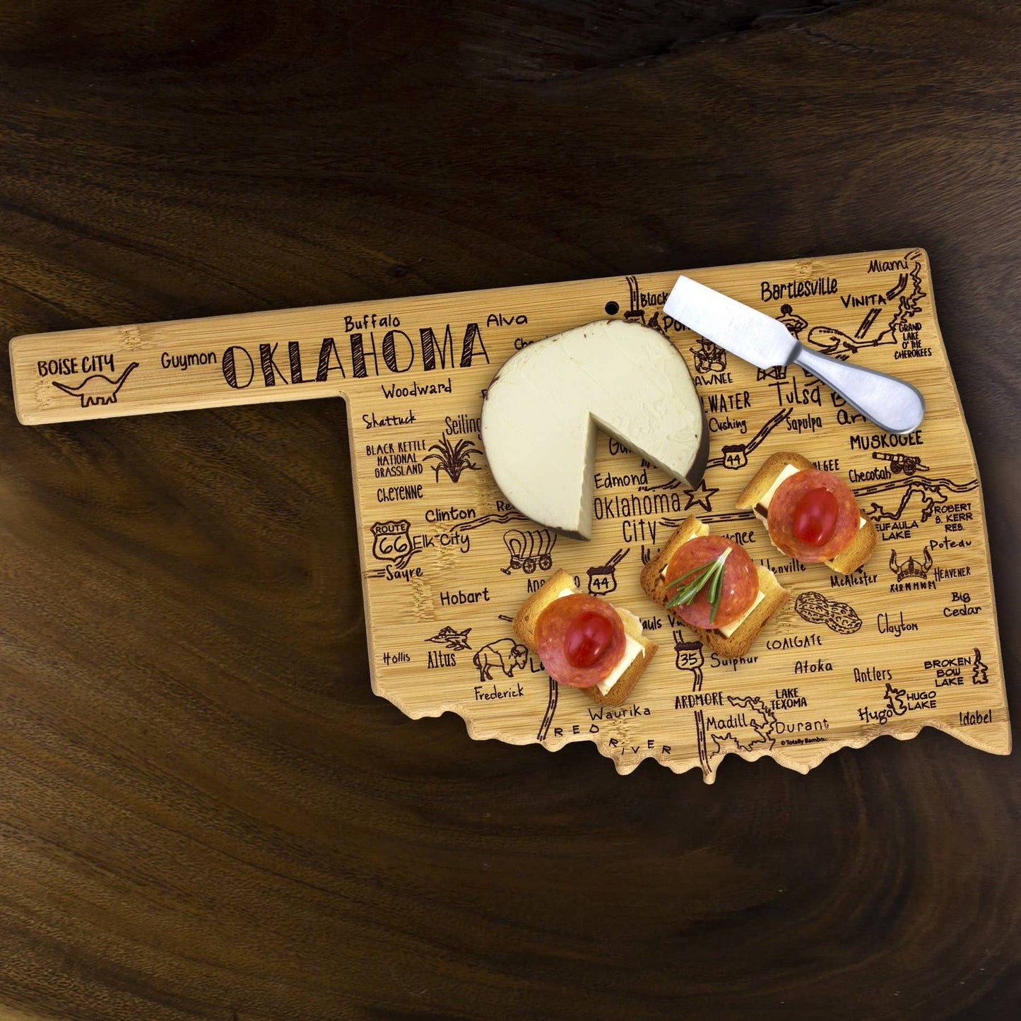 Destination Oklahoma Cutting Board