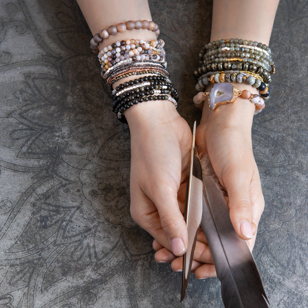Mexican Onyx Stone of Confidence Bracelet/Necklace