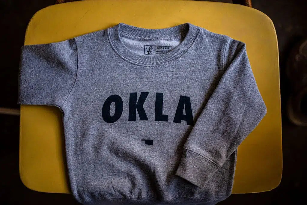 OKLA Kid's Pullover - Grey