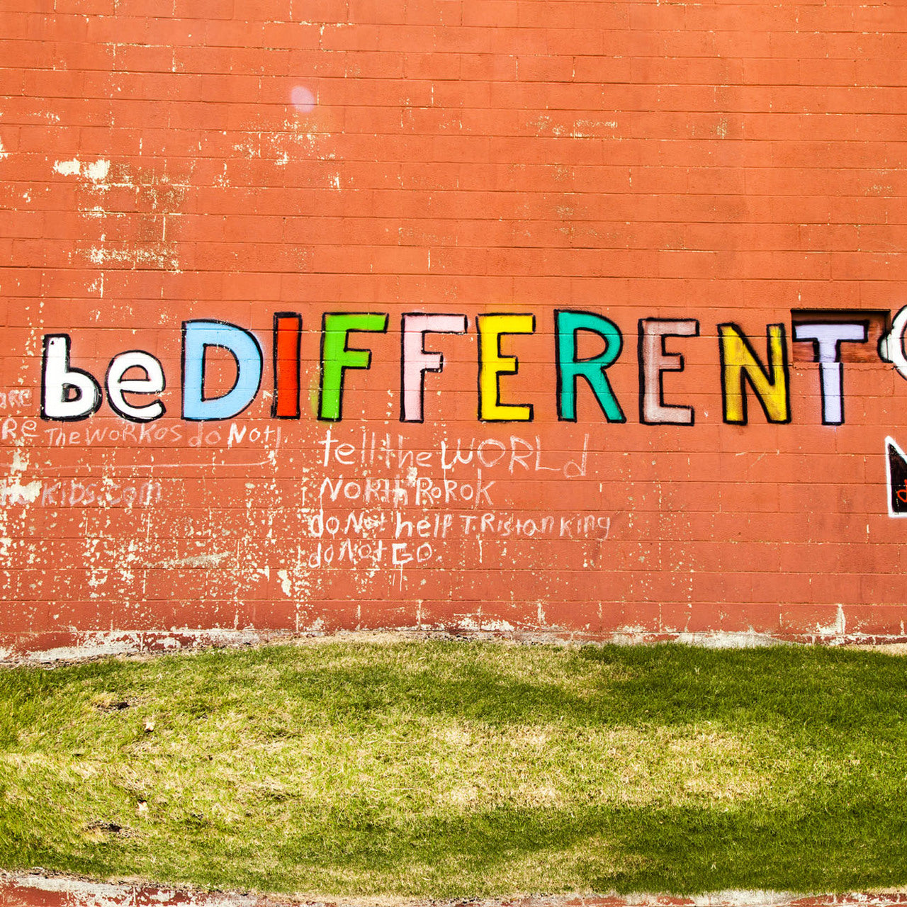 Be Different Mural Coaster