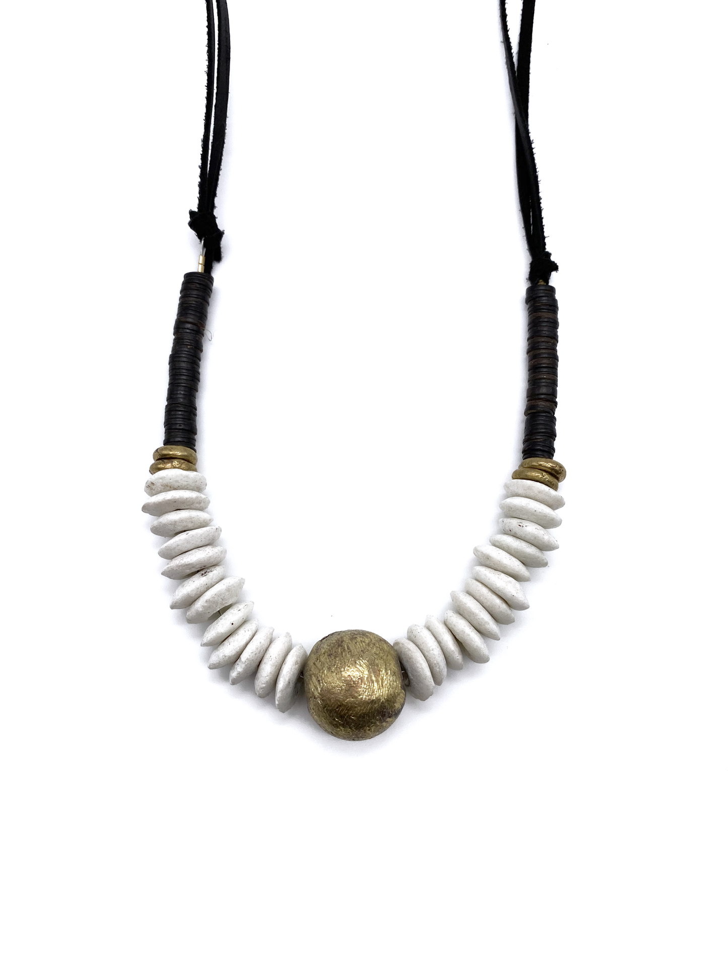 White Baudette Necklace