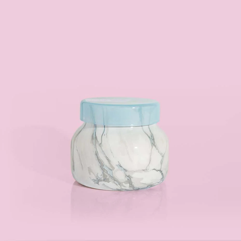 Modern Marble Petite Jar - Blue Jean