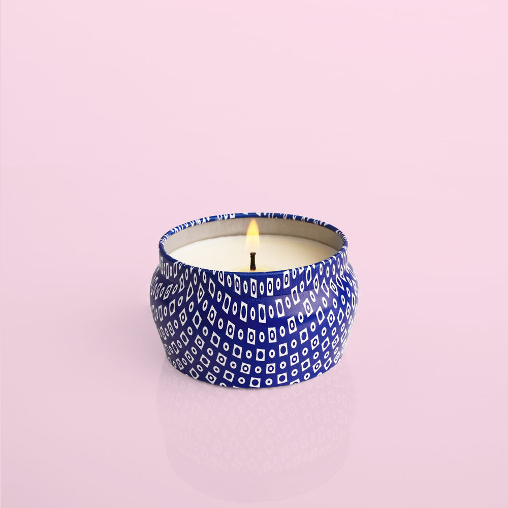 Blue Printed Mini Tin - Paris